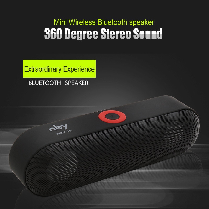 New NBY-18 Mini Bluetooth Speaker Portable Wireless Speaker Sound System 3D Stereo Music Surround Support Bluetooth,TF AUX USB New NBY-18 Mini Bluetooth Speaker Portable Wireless Speaker Sound System 3D Stereo Music Surround Support Bluetooth,TF AUX USB